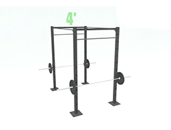 4' = 4 Pull- Up Stations 